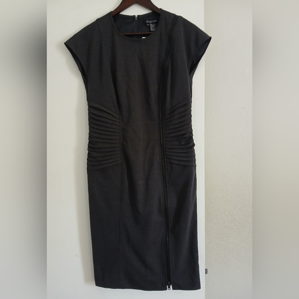ETCETERA dress in Charcoal, Size 8